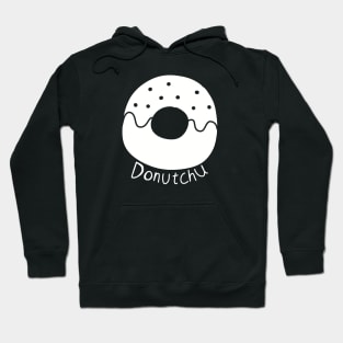 Oshi no Ko Anime | My Star Idol Arima Kana T Shirt Design Donut Chu (Do not  dont kiss) in Black and White Hoodie